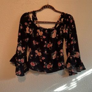 America eagle outfitters floral shirt size small